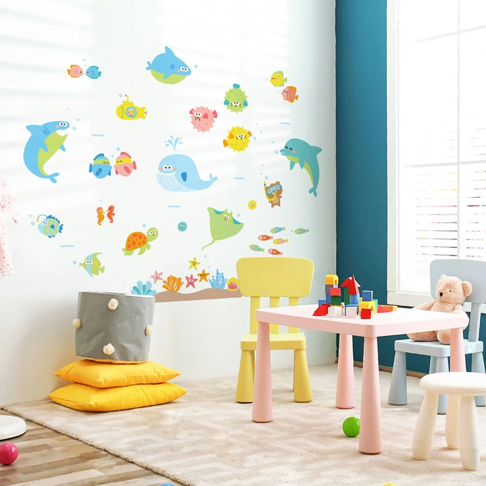 Jüppo - Colourful Underwater World Wall Sticker