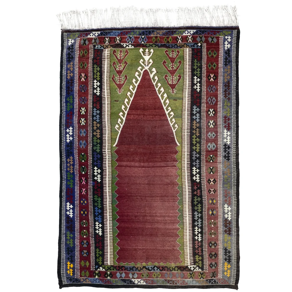 Soho Antiq - Abike El Dokuma Mihraplı Köy Kilim 127x184cm