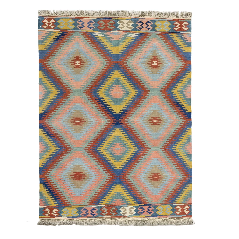 Soho Antiq - Sayina El Dokuma Çok Renkli Kilim 132x169cm