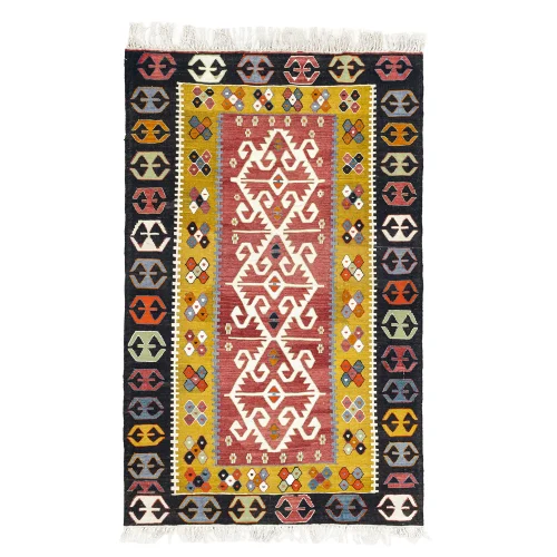 Soho Antiq - Yeli Ethnic Pattern Hand-woven Wool Rug