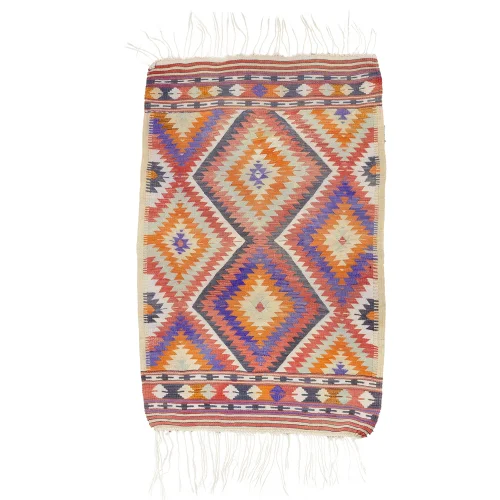 Soho Antiq - Yulsa Hand Woven Colorful Thin Rug