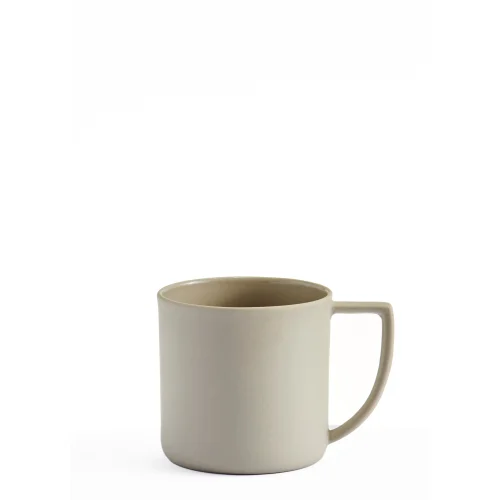 Ayşe Yüksel Porcelainware - Round Handmade Porcelain Coffee Cup