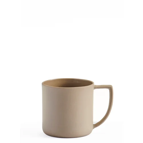 Ayşe Yüksel Porcelainware - Round El Yapımı Porselen Kahve Fincanı