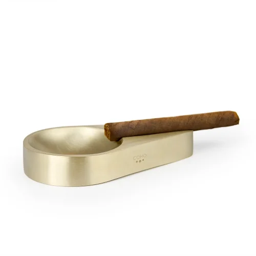 Coho Objet	 - Brazen Classy Brass Thin Cigar Ashtray