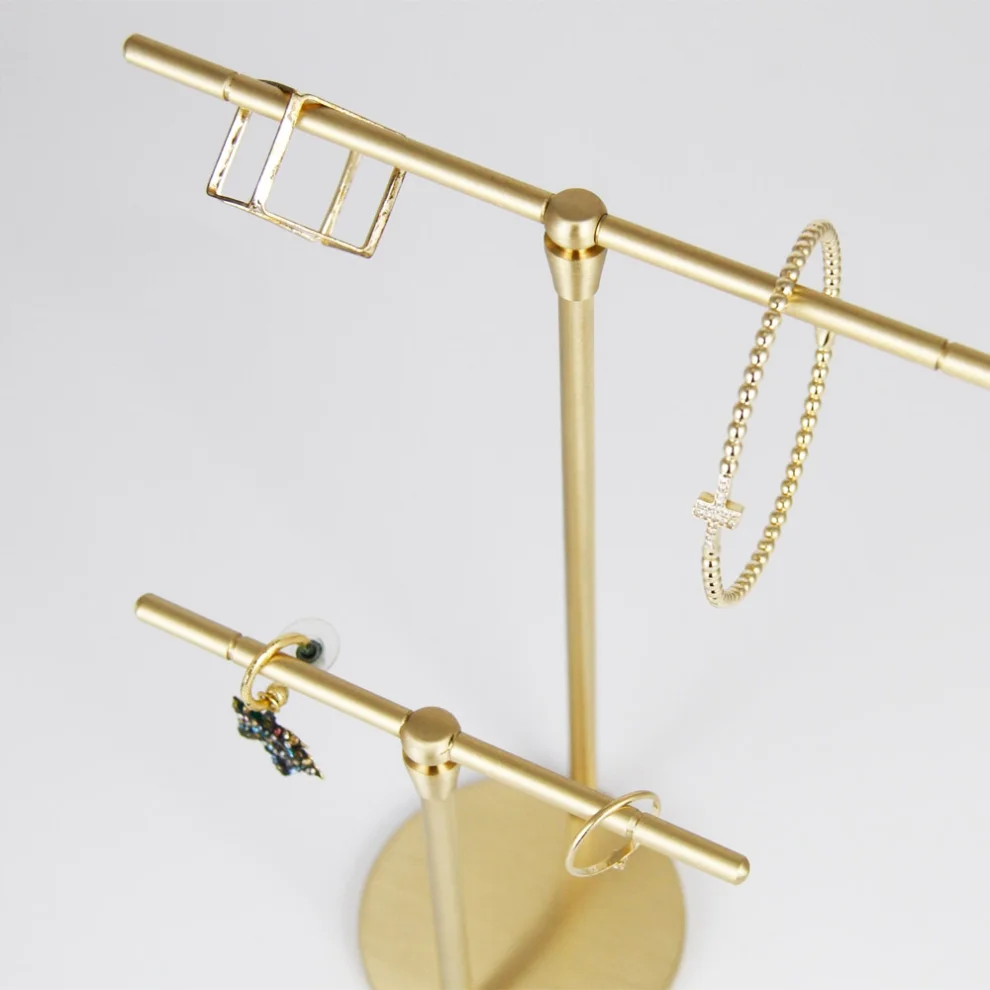 Coho Objet	 - Brazen Handmade Brass Twin Jewellery Holder
