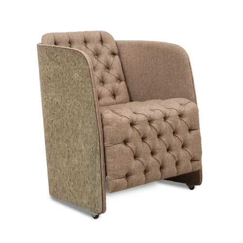 Thinstone - Stone Veneer Curve Armchair