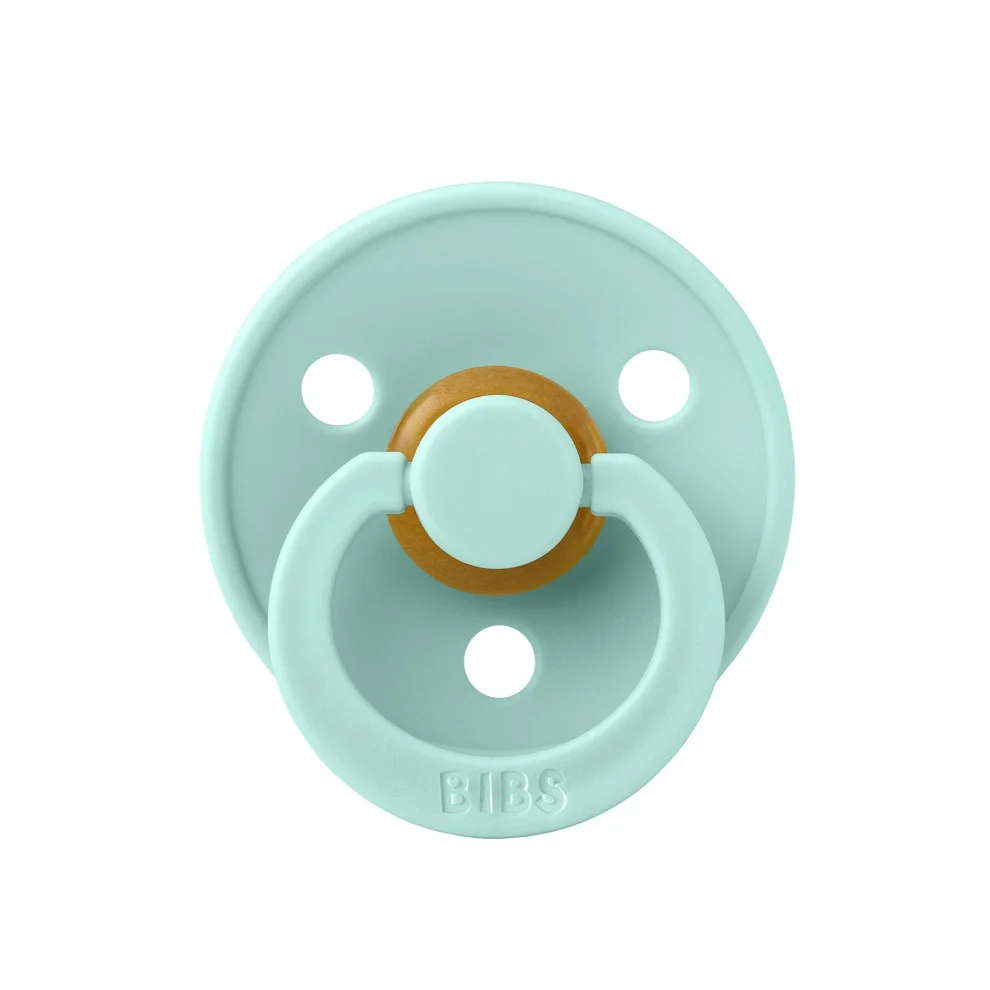 Bibs - Mint Colour Rubber Pacifier