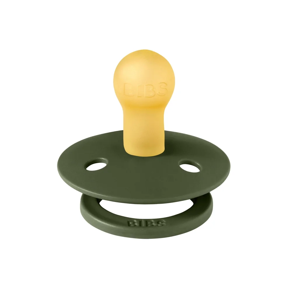 Bibs - Hunter Colour Rubber Pacifier