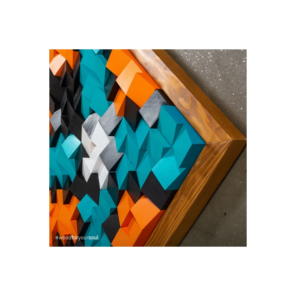 Arbe Design Studio - Chaos  3d Wood Wall Art