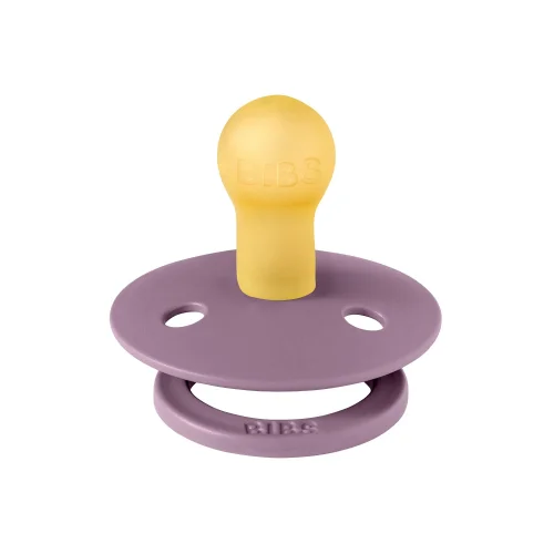 Bibs - Mauve Colour Rubber Pacifier