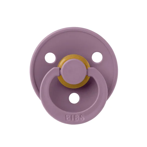 Bibs - Mauve Colour Rubber Pacifier