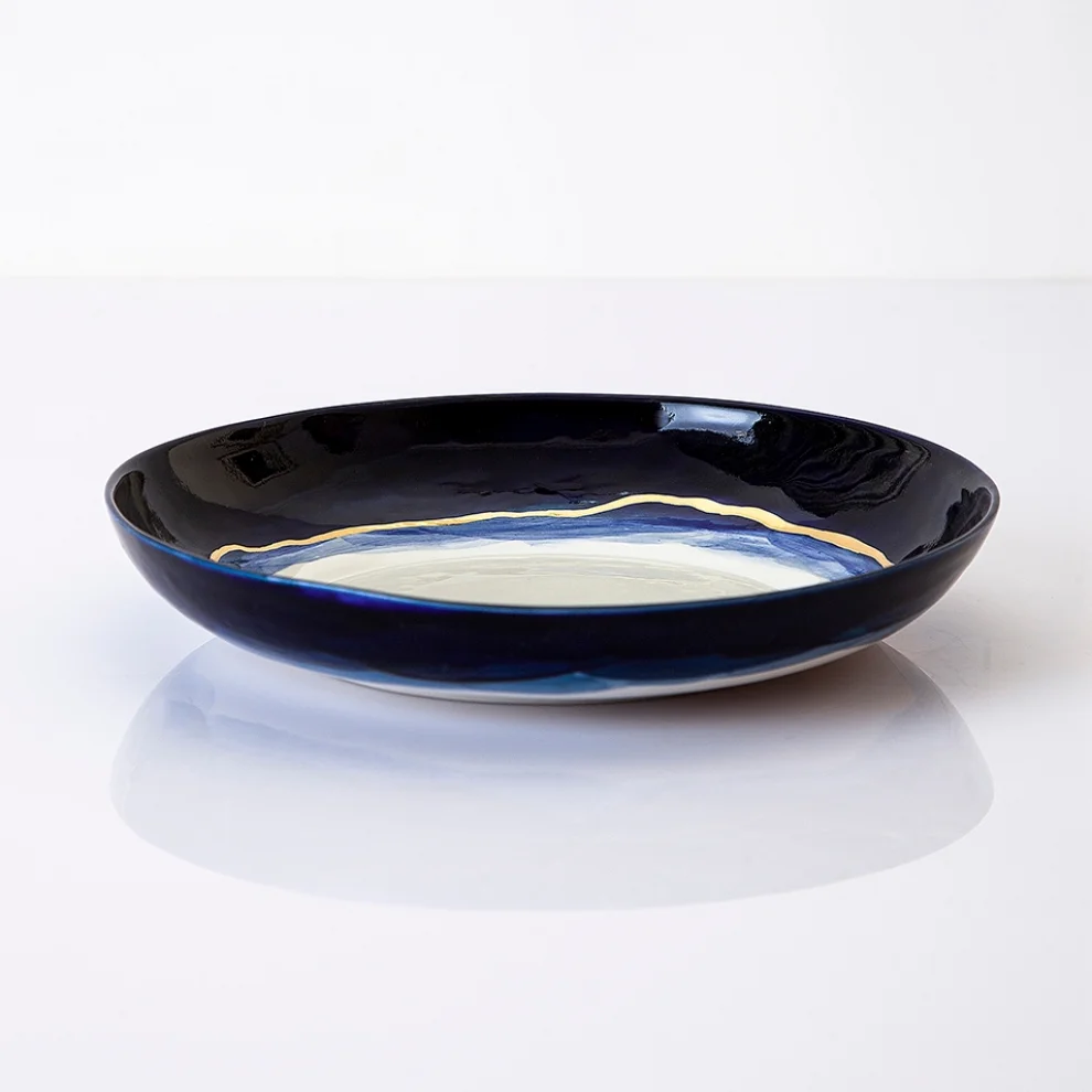 Cocoon Ceramic - Wave Deep Plate