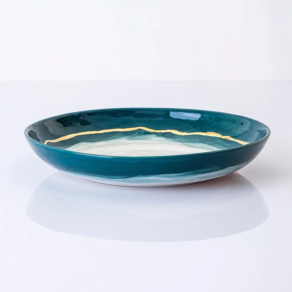 Cocoon Ceramic - Wave Deep Plate