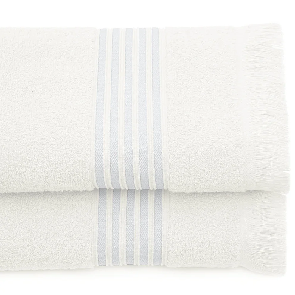 Ecocotton - Aya Cotton Jacquard 2-pack Hand & Face Towel Set