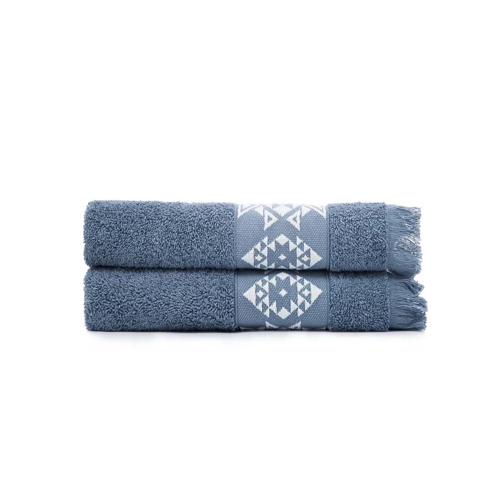 Ecocotton - Hereke 2-pack Hand & Face Jacquard Towel Set