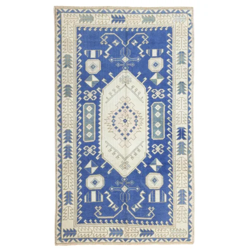 Soho Antiq - Buget Primitive Patterned Hand Woven Wool Carpet 139x238cm