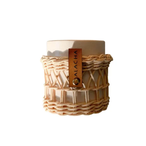 Alacha Store - Ceramic Cup With Rattan