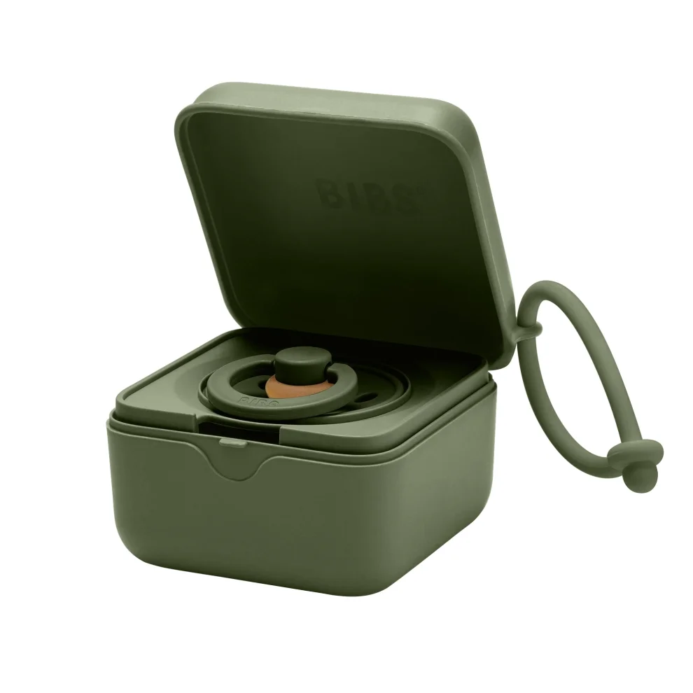 Bibs - Hunter Green Pacifier Box