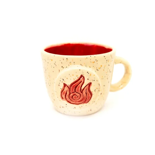 Damlart Ceramic Studio - Fire Element Espresso Cup
