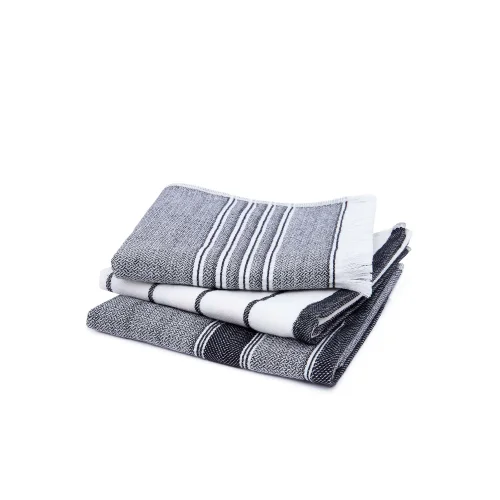 Ecocotton - Elis 3-pack Yarn Dyed Special Woven Drying Towel