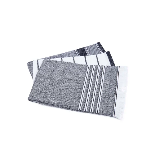 Ecocotton - Elis 3-pack Yarn Dyed Special Woven Drying Towel