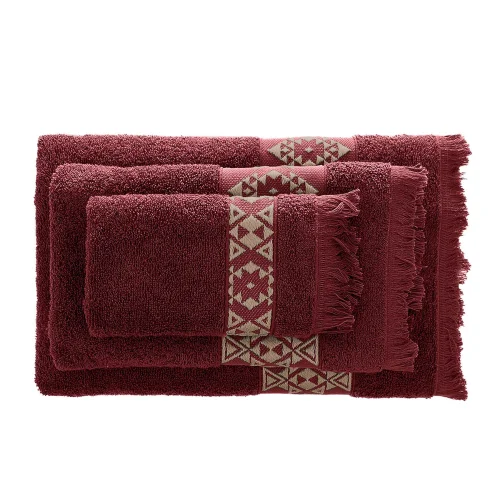 Ecocotton - Hereke Cotton Jacquard 3-pack Towel Set