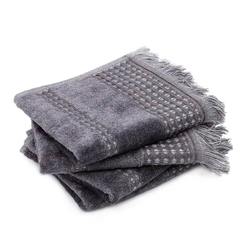 Ecocotton - Zeus 4-pack Hand Towel Set 100% Organic Cotton Inject Anthracite 30x50 Cm