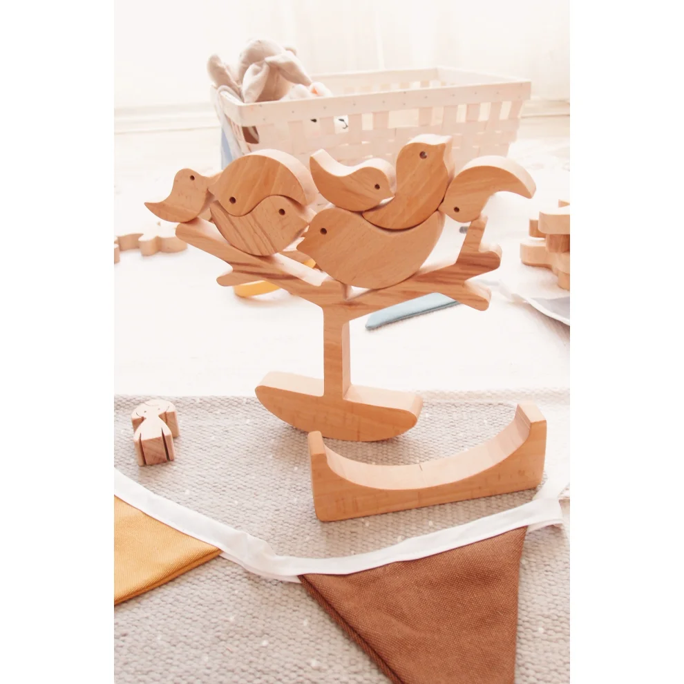 Oyuncu Kunduz Oyuncak - Balancing Birds Toy