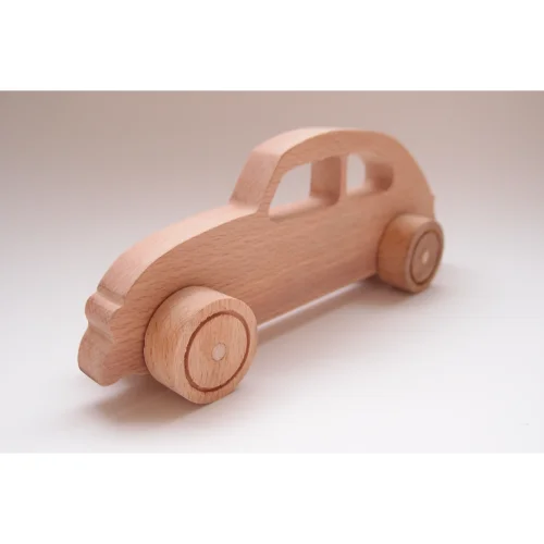 Oyuncu Kunduz Oyuncak - Wooden Volkswagen Beetle