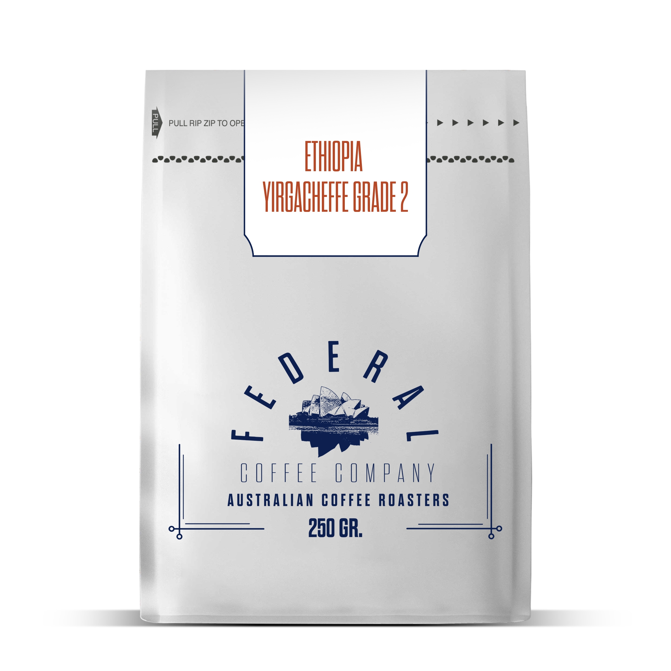 Ethiopia Yirgacheffe Grade 2 - 250 Gr. Filter Coffee