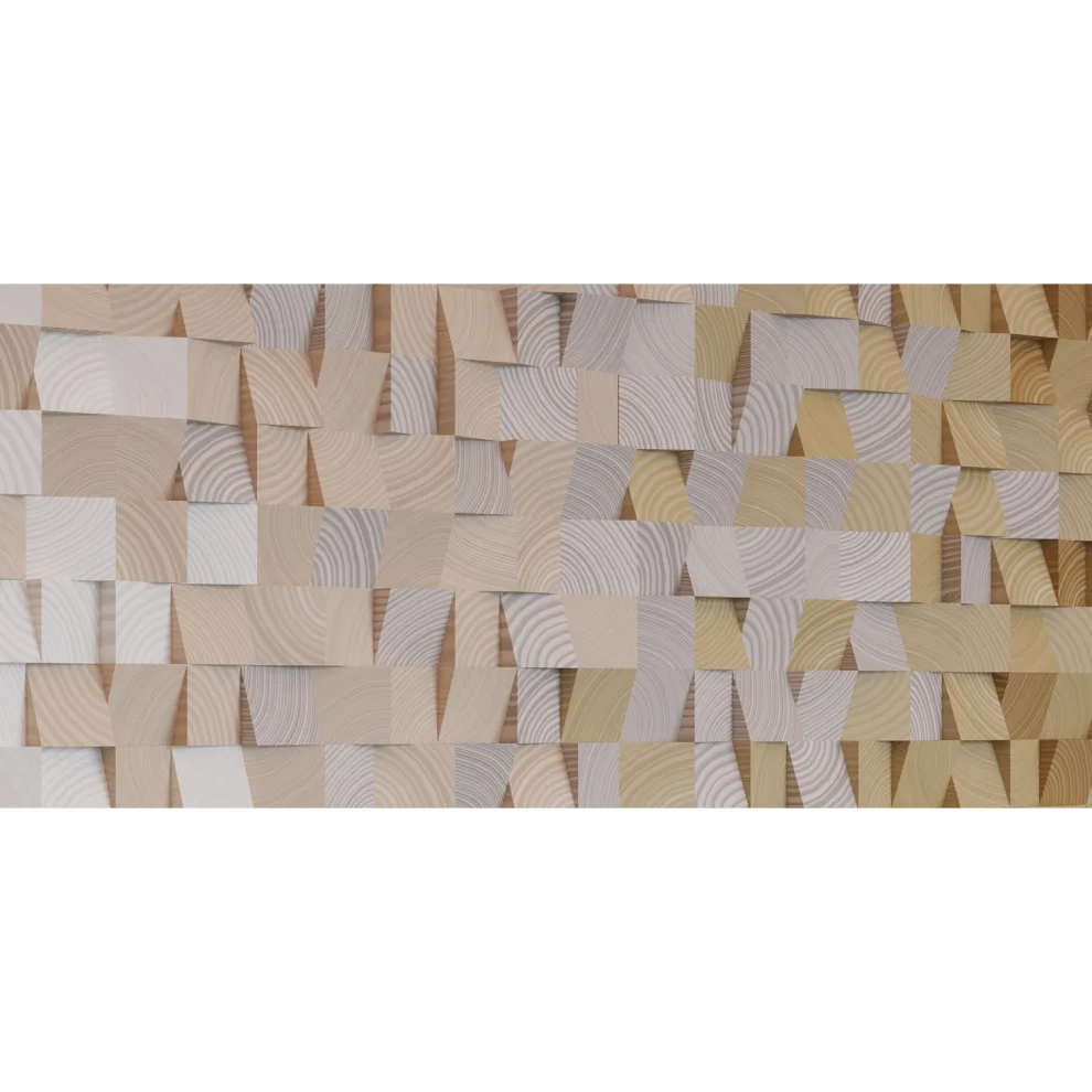 Arbe Design Studio - Beige | 3d Wood Wall Art Handmade