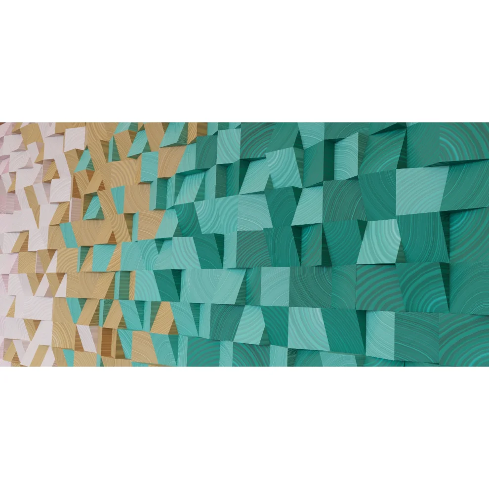 Arbe Design Studio - Emerald Fly | 3d Wood Wall Art Handmade