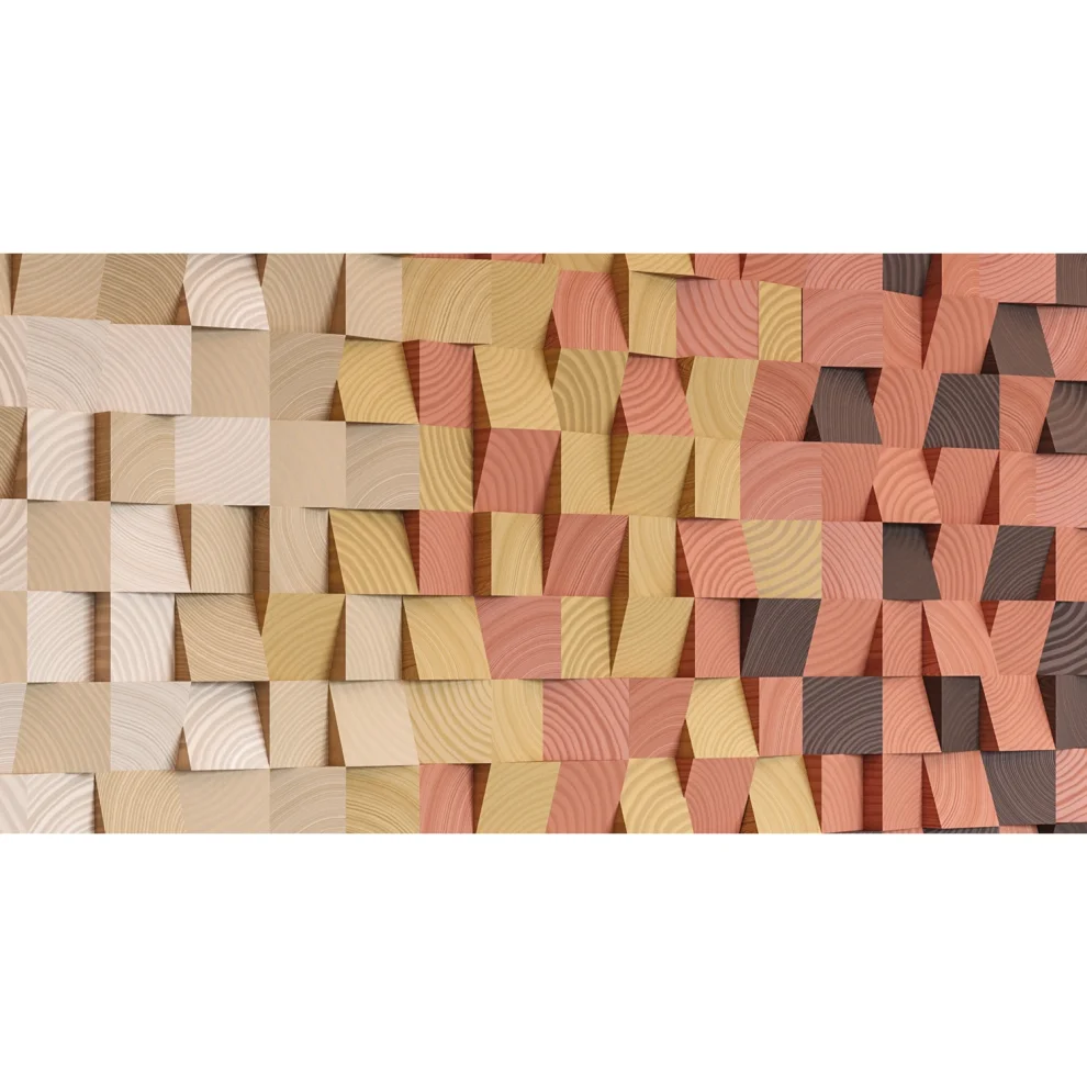 Arbe Design Studio - Scandinavian | 3d Wood Wall Art Handmade