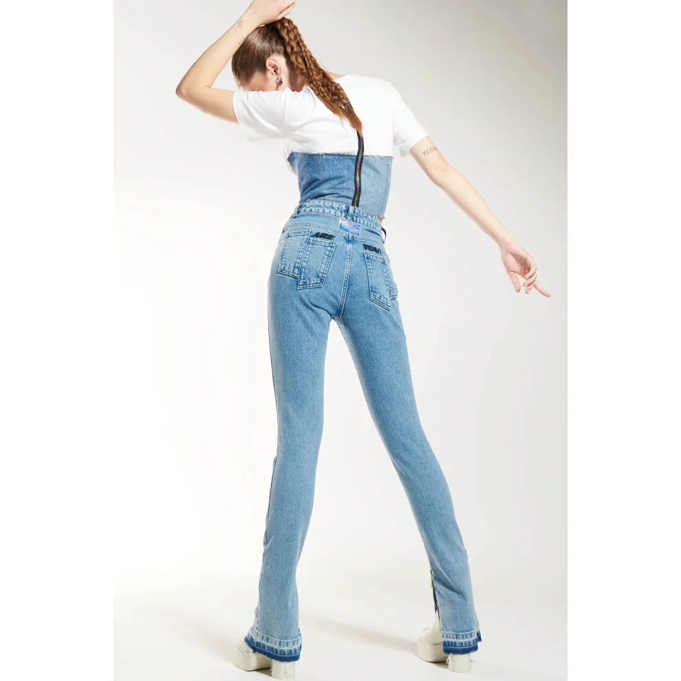 Certain - Chelsea Vintage Blue Wash Pantolon