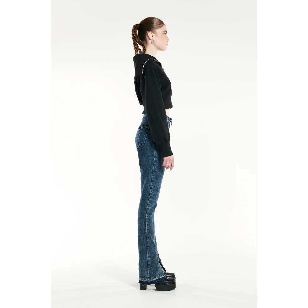 Certain - Chelsea Dark Navy Wash Pantolon