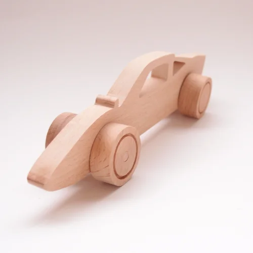 Oyuncu Kunduz Oyuncak - 1964 Porsche Wooden Car Toy