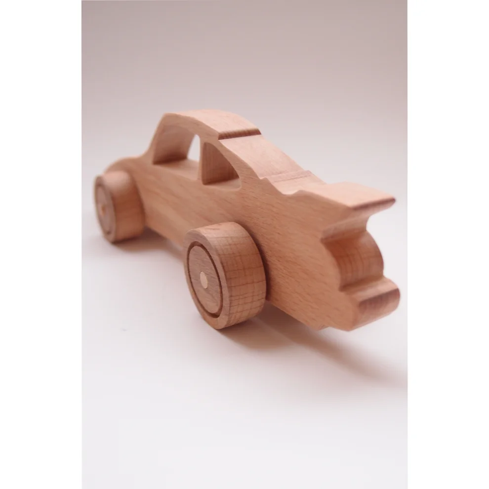 Oyuncu Kunduz Oyuncak - Porsche 911 Wooden Car