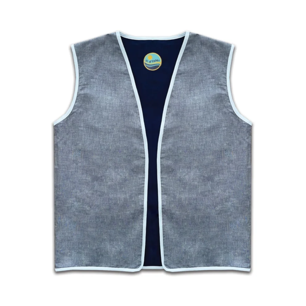 In D'Tales - Long Beach Reversible Vest