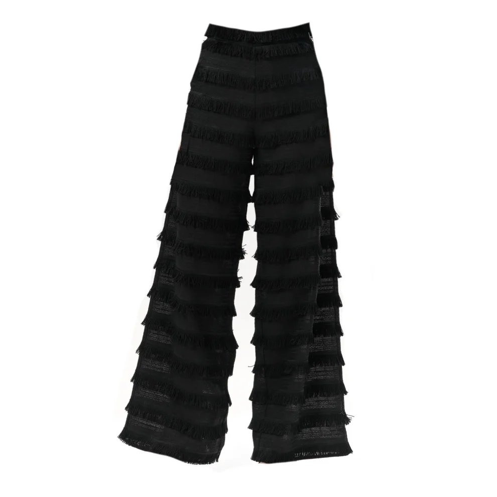 Mirimalist 	 - Fringe Wide Leg Pants