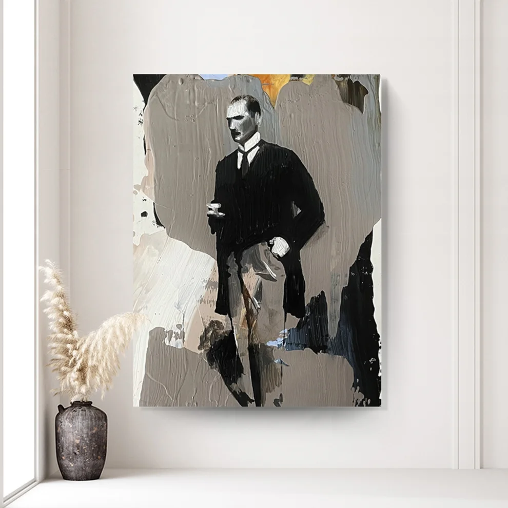 Lovinart - " Atatürk 2" By Salim Başyiğit Print