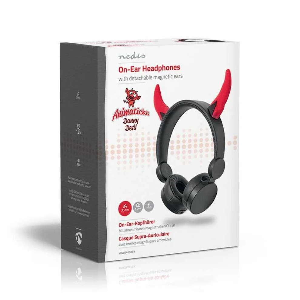 Nedis - Animaticks Danny Devil Wired On-ear Headphone