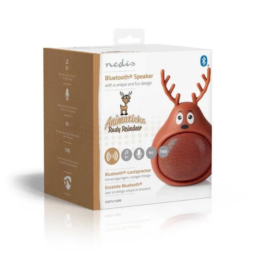 Nedis - Animaticks Rudy Reindeer Wireless Speaker
