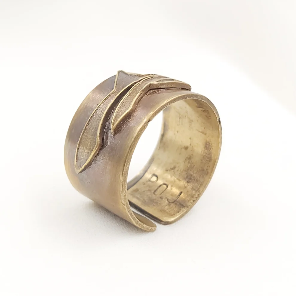 POJWoman by Pelin Özerson - Unisex Adjustable Ring