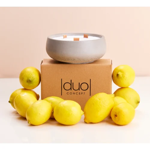 Duo Concept - Scented Soy Candle - Concrete