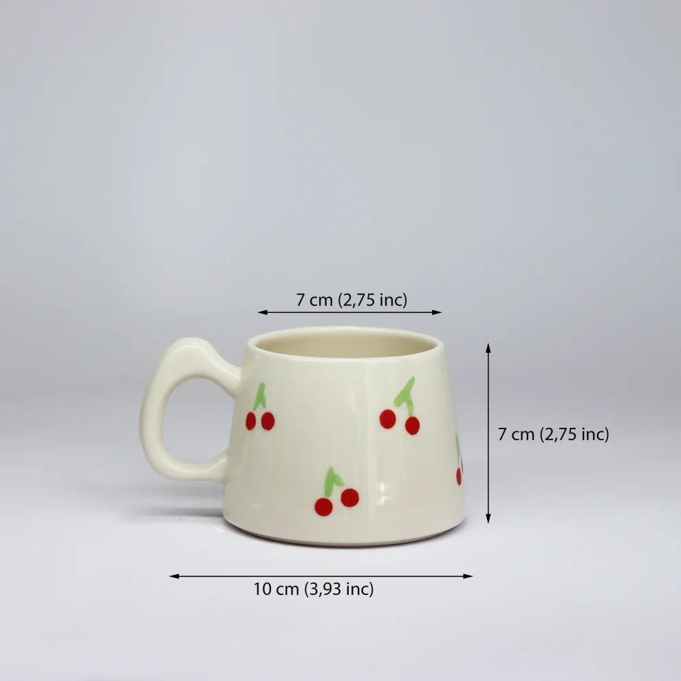 Svila Ceramic - Splash Cherry Mug