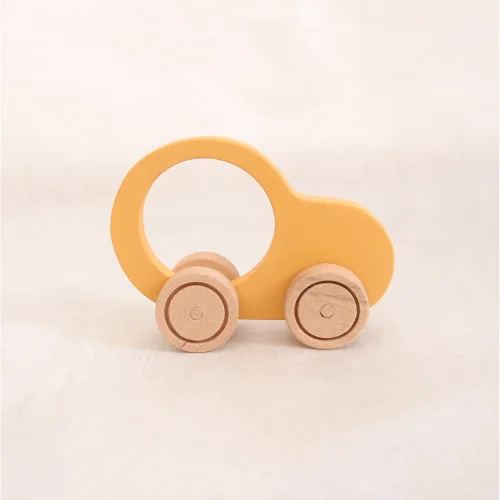 Oyuncu Kunduz Oyuncak - Wooden My First Car Toy