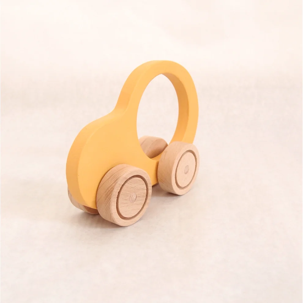 Oyuncu Kunduz Oyuncak - Wooden My First Car Toy