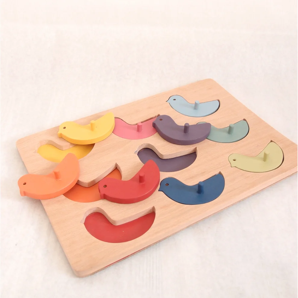 Oyuncu Kunduz Oyuncak - Color Teaching Chicks Toy