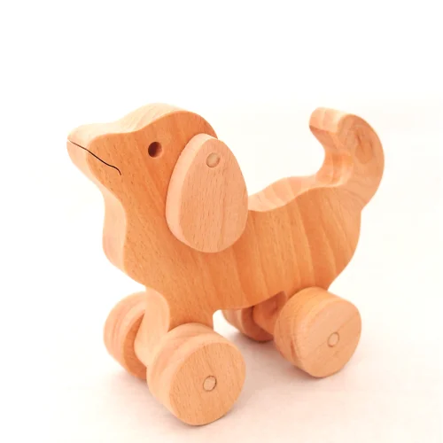 Oyuncu Kunduz Oyuncak - Cute Wooden Dog Toy