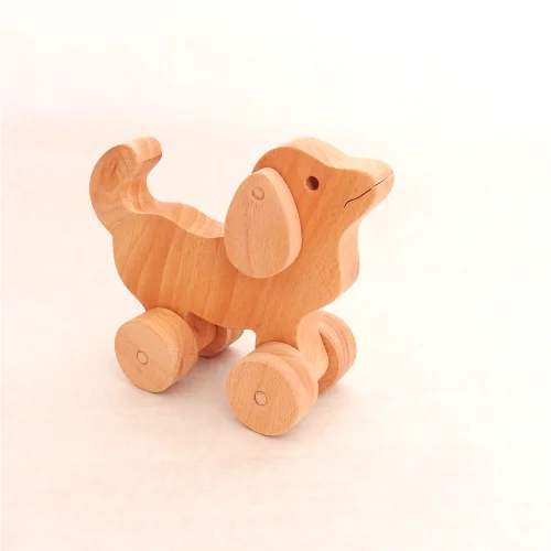 Oyuncu Kunduz Oyuncak - Cute Wooden Dog Toy